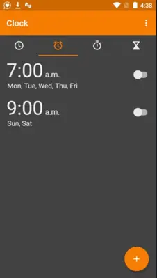 Simple Clock android App screenshot 1