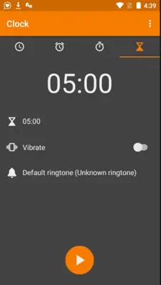 Simple Clock android App screenshot 3